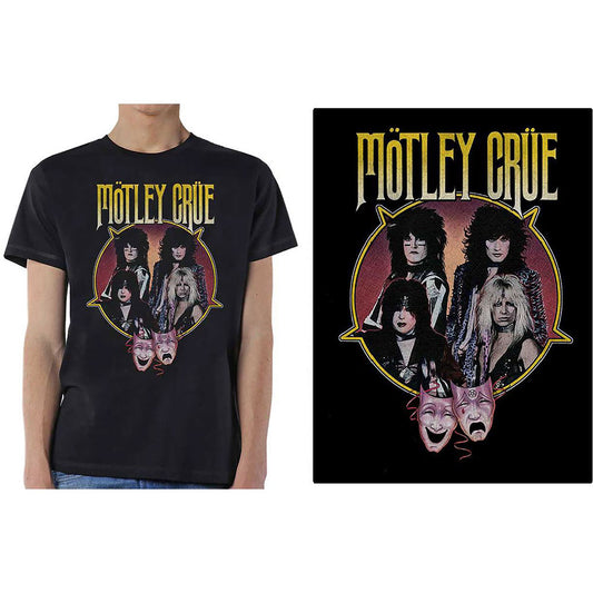 Motley Crue Unisex T-Shirt: Theatre Pentagram T-Shirt