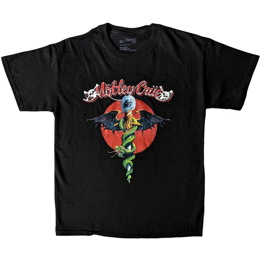 Motley Crue Kids T-Shirt: Feelgood Red Circle T-Shirt
