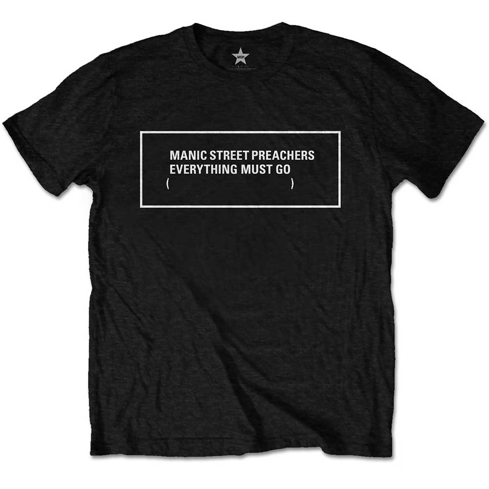 Manic Street Preachers Unisex T-Shirt: Everything Must Go Monochrome T-Shirt