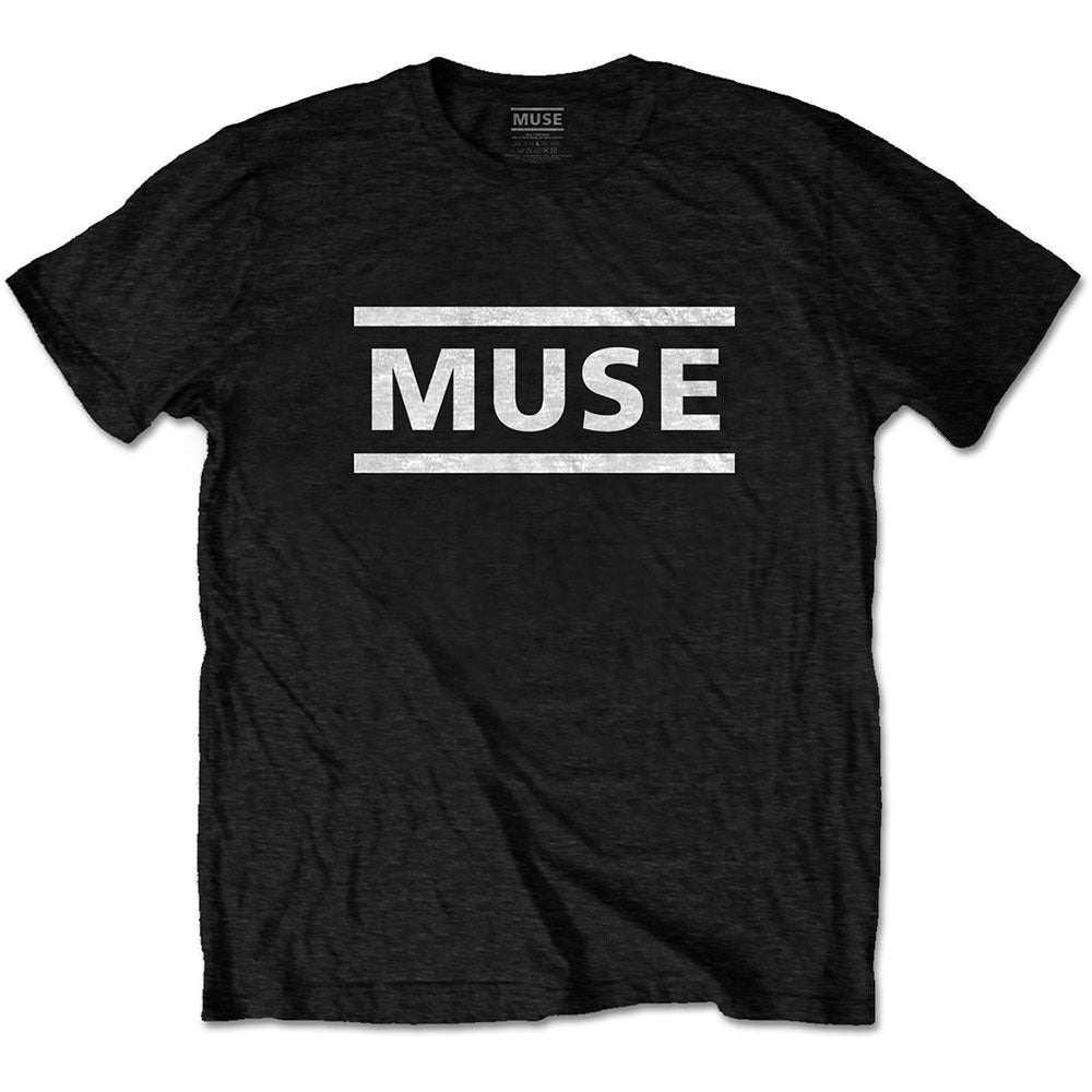 Muse Unisex T-Shirt: White Logo T-Shirt
