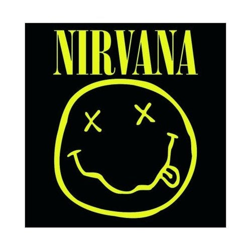 Nirvana Greetings Card: Happy Face Wenskaart