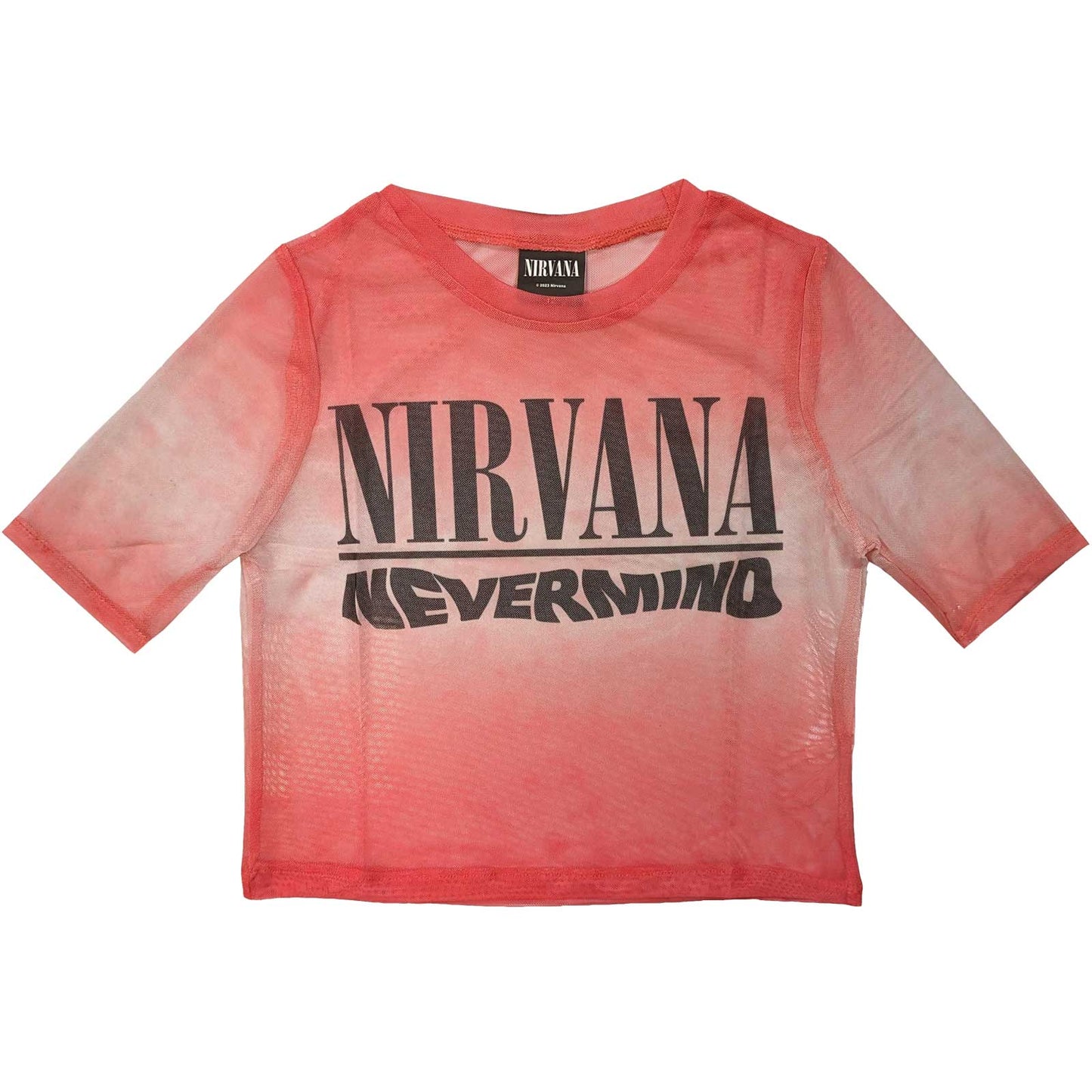 Een foto van een Crop Top van Nirvana.