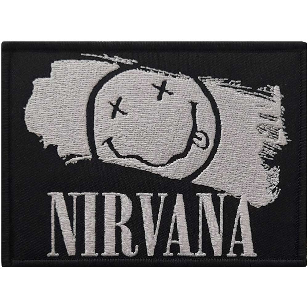 Nirvana Standard Patch: Happy Face Paint Standaard patch