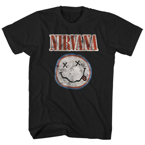 Nirvana Unisex T-Shirt: Distressed Logo T-Shirt