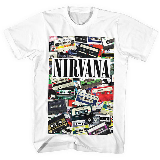 Nirvana Unisex T-Shirt: Cassettes T-Shirt
