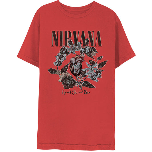 Nirvana Unisex T-Shirt: Heart Shape Box T-Shirt