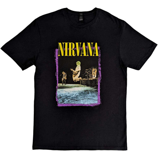 Nirvana Unisex T-Shirt: Stage Jump T-Shirt