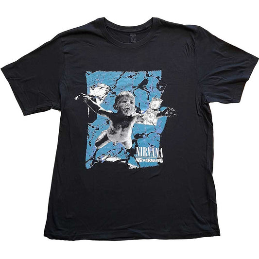 Nirvana Unisex T-Shirt: Nevermind Cracked T-Shirt