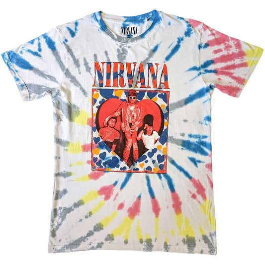 Nirvana Unisex T-Shirt: Heart (Wash Collection) T-Shirt