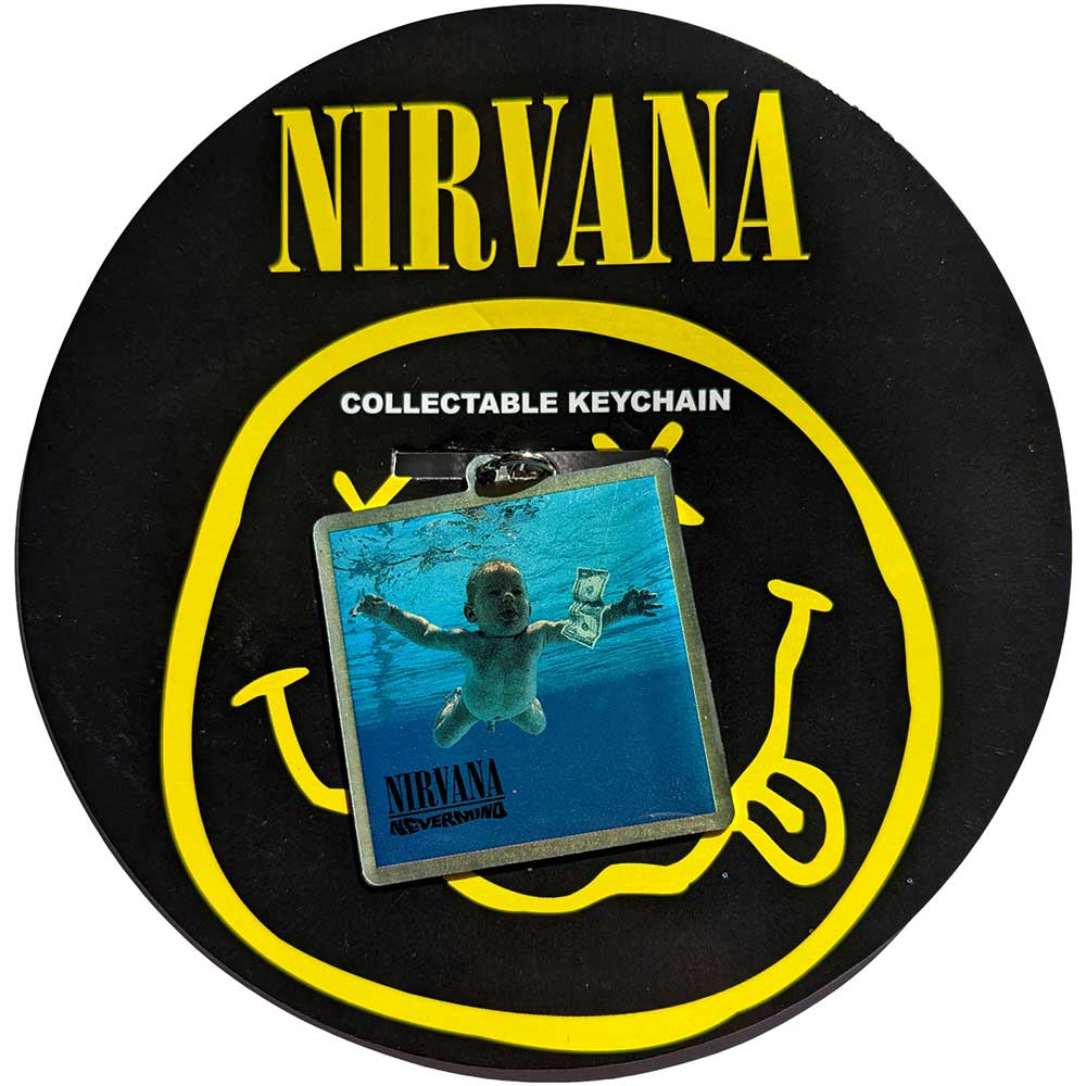 Nirvana Keychain: Nevermind Photo Print Sleutelhanger