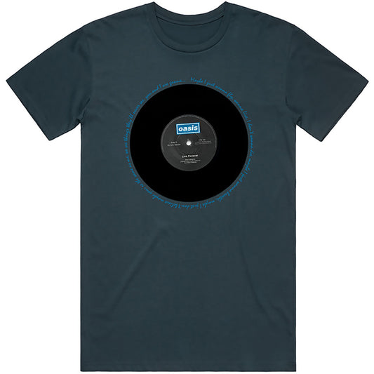 Oasis Unisex T-Shirt: Live Forever Single T-Shirt