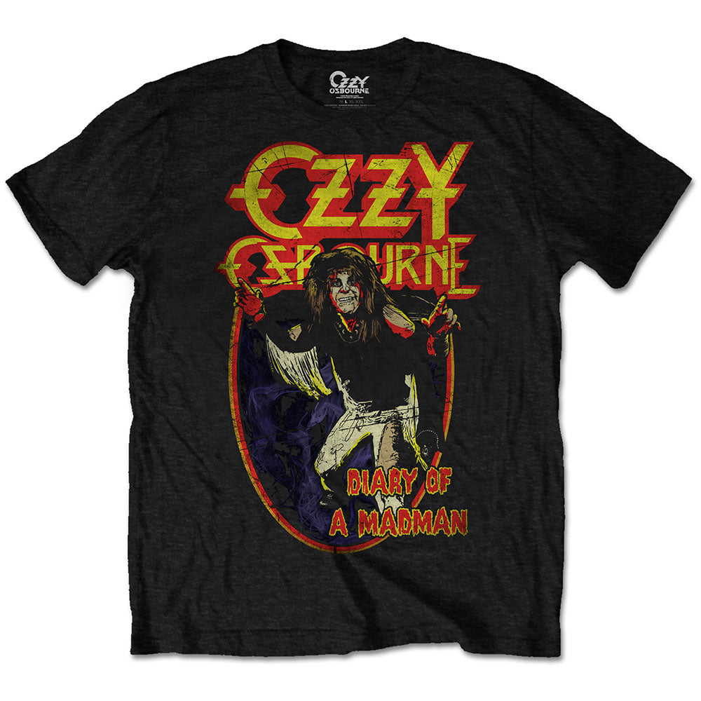 Ozzy Osbourne Unisex T-Shirt: Diary of a Mad Man T-Shirt