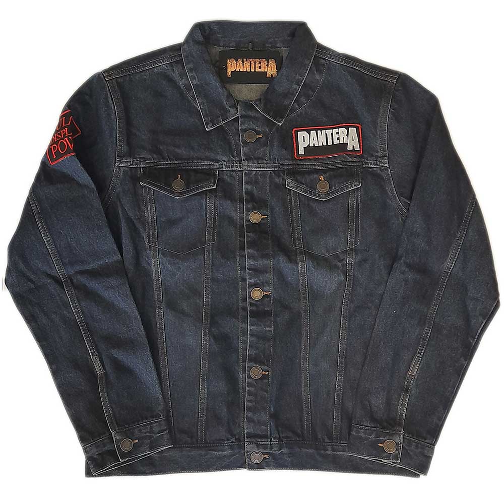 Pantera Unisex Denim Jacket: Vulgar Display of Power (Back & Sleeve Print) Spijkerjas