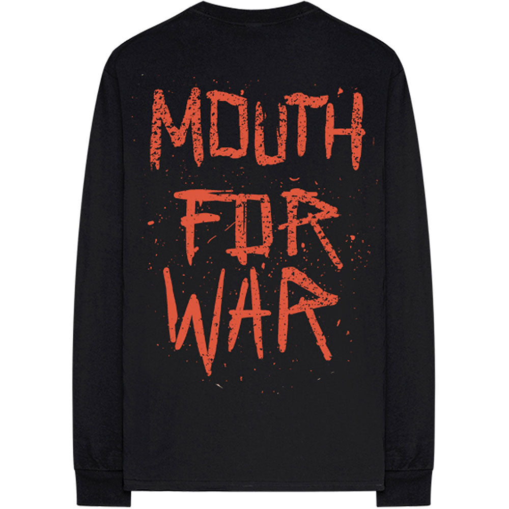 Pantera Unisex Long Sleeve T-Shirt: Mouth For War (Back Print) Long Sleeve T-Shirt