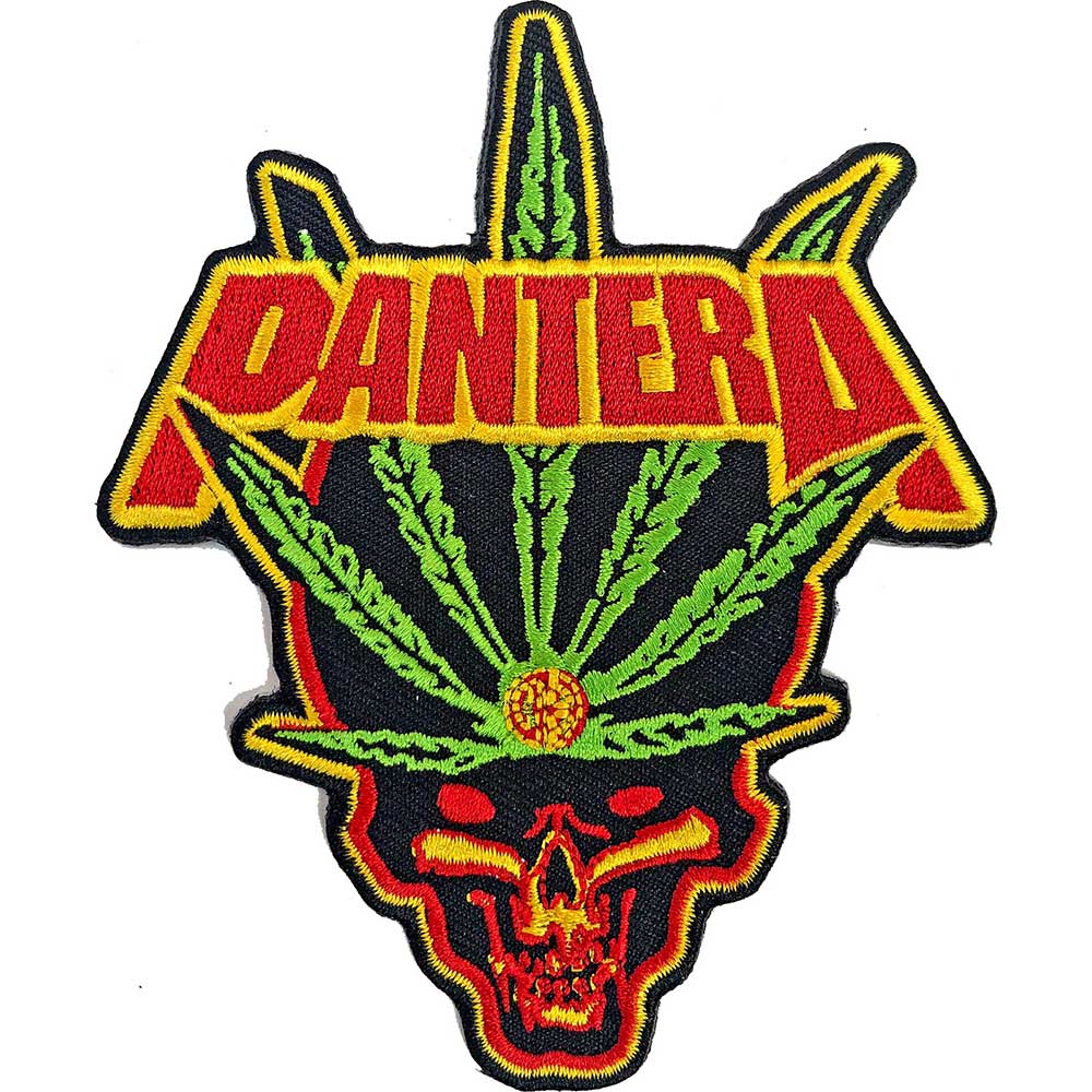 Pantera Standard Patch: Leaf Skull Standaard patch