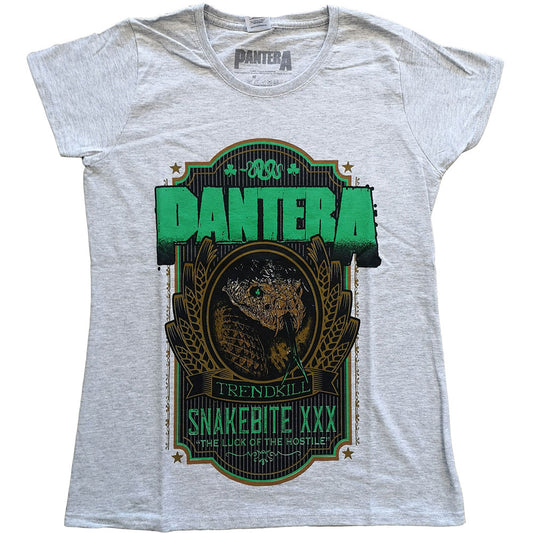 Pantera Ladies T-Shirt: Snakebite XXX Label T-Shirt