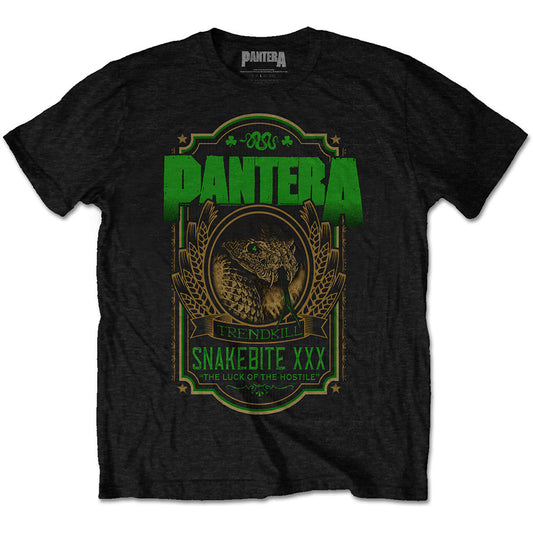 Pantera Unisex T-Shirt: Snakebite XXX Label T-Shirt