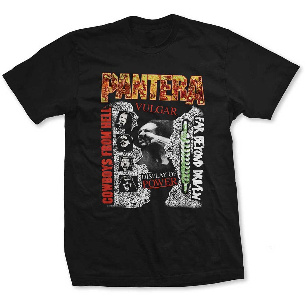 Pantera Unisex T-Shirt: 3 Albums T-Shirt