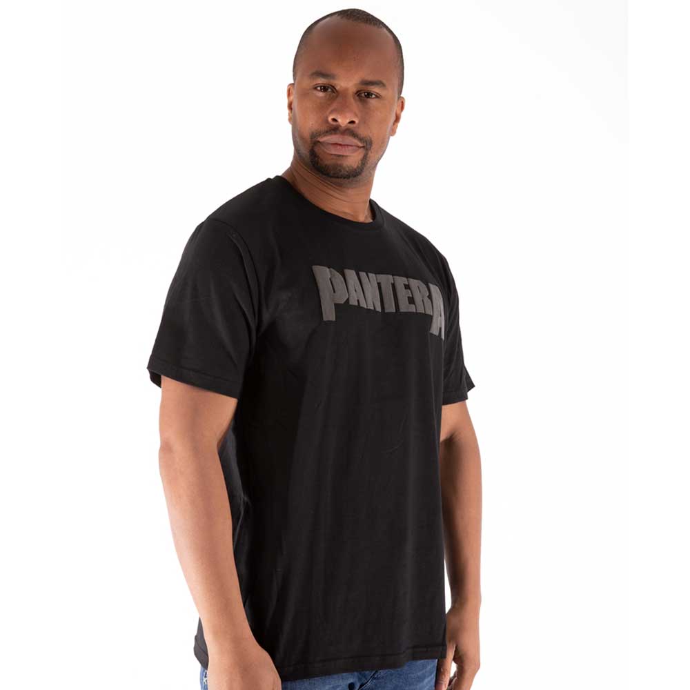 Pantera Unisex Hi-Build T-Shirt: Leaf Skull Hi-Build T-Shirt