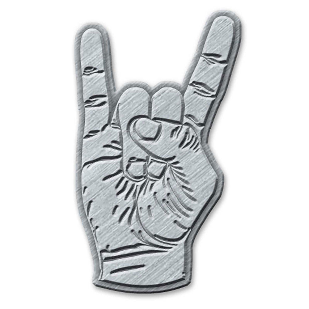 Generic Pin Badge: Devil Horns (Die-Cast Relief) Speld