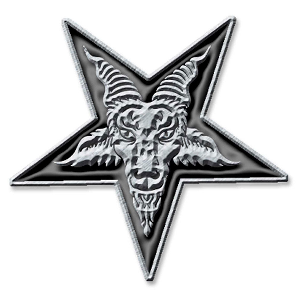 Generic Pin Badge: Pentagram (Enamel In-Fill) Speld