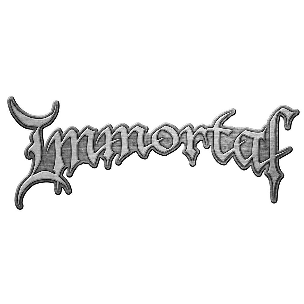Immortal Pin Badge: Logo (Die-Cast Relief) Speld