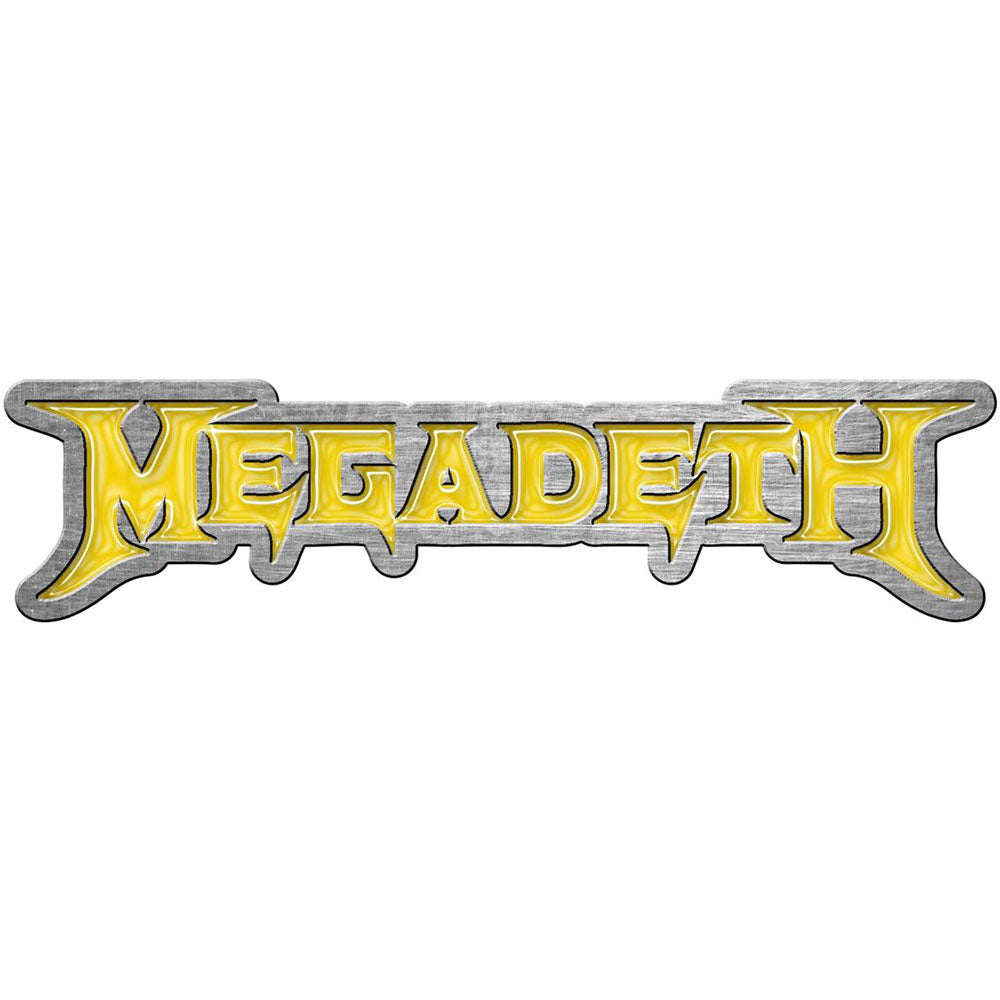 Megadeth Pin Badge: Logo (Enamel In-Fill) Speld