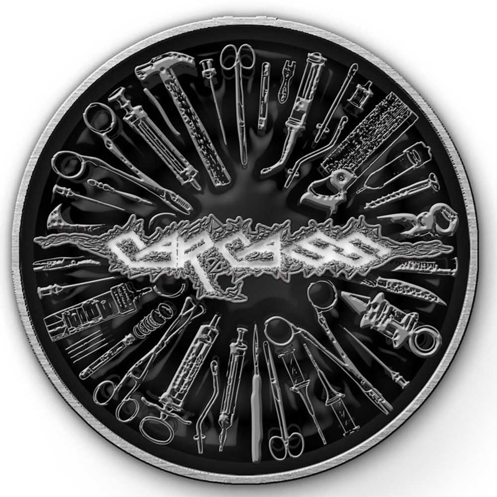 Carcass Pin Badge: Tools (Enamel In-Fill) Speld