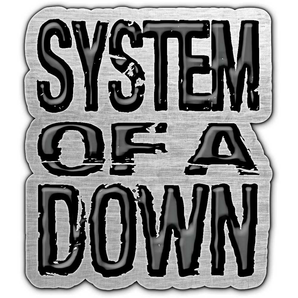 System Of A Down Pin Badge: Logo Speld