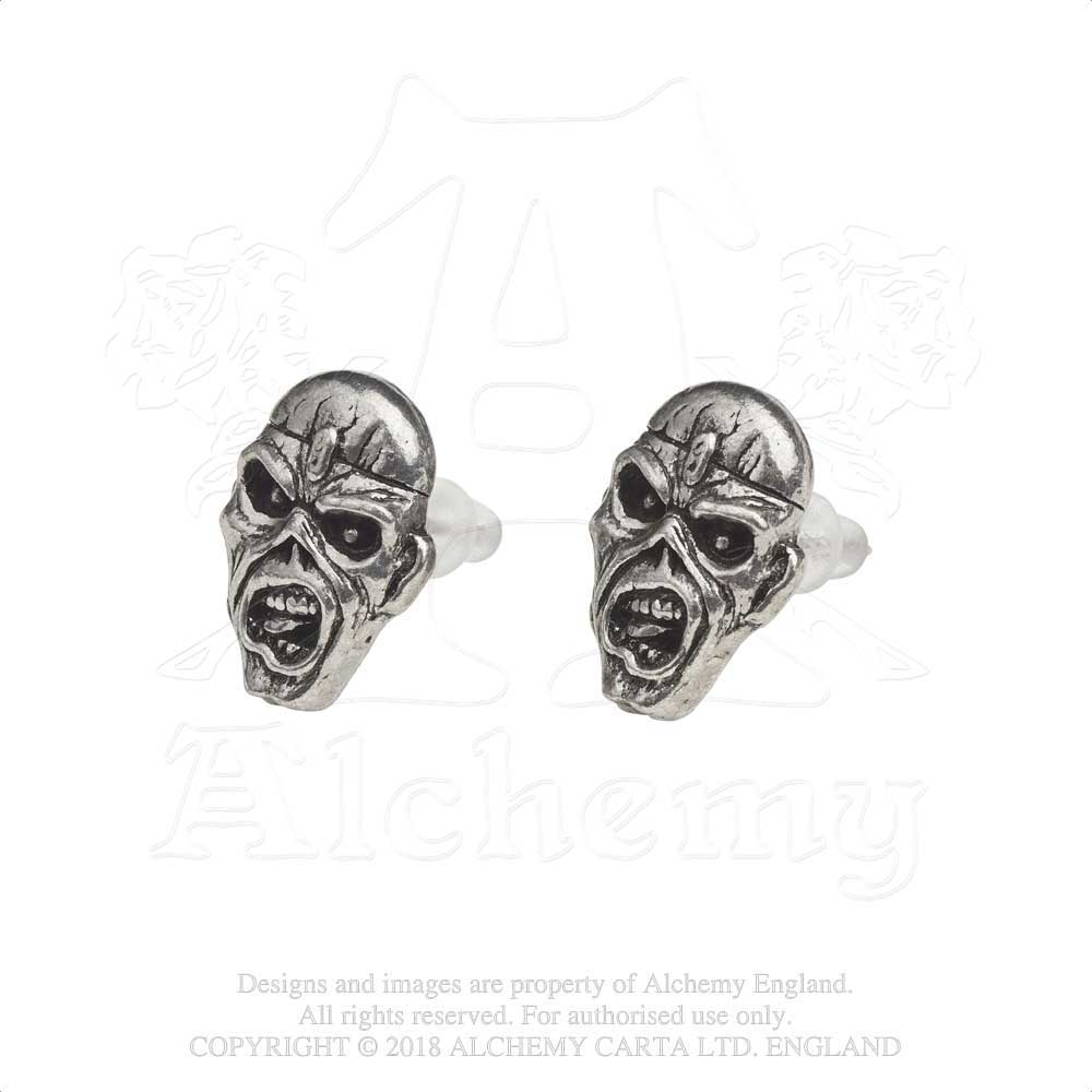 Iron Maiden Stud Earrings: Piece of Mind Eddie Stud oorbellen