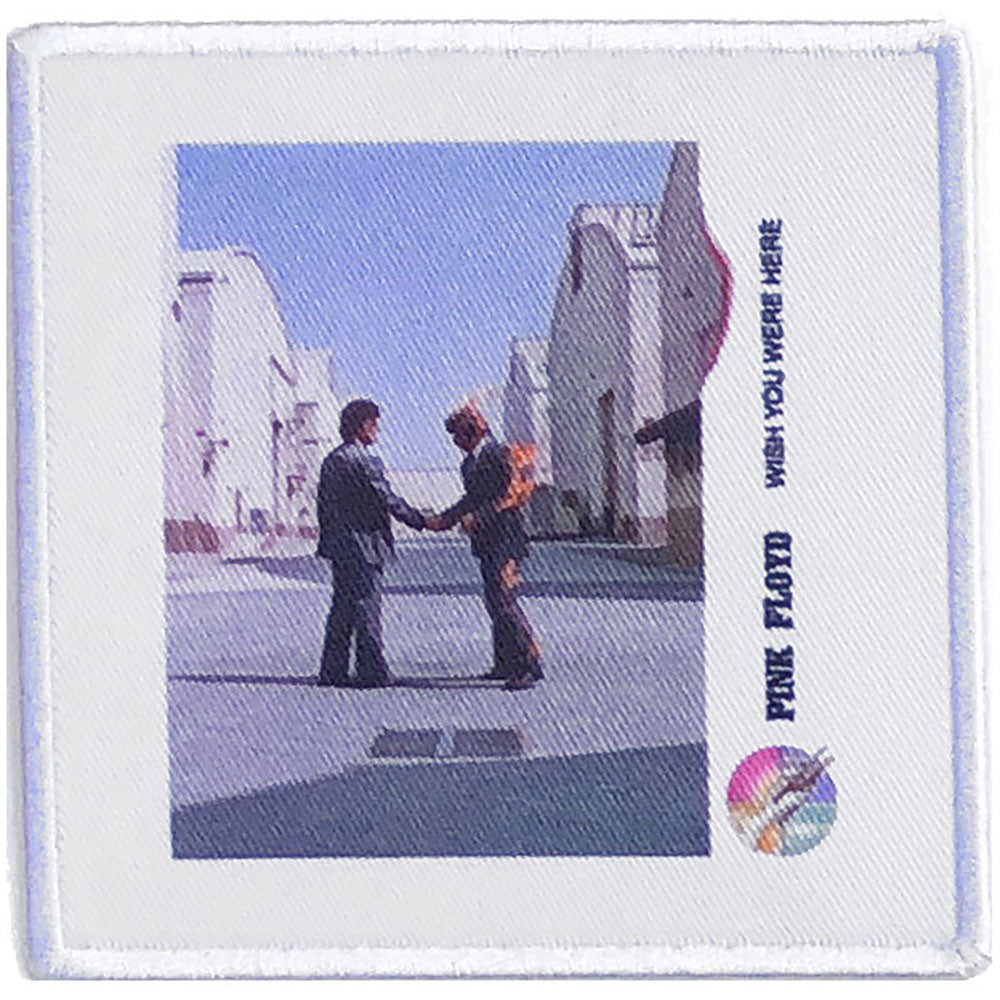 Pink Floyd Standard Patch: Wish You Were Here Vinyl (Album Cover) Standaard patch