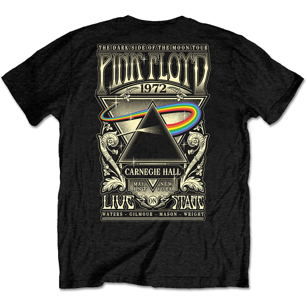 Pink Floyd Unisex T-Shirt: Carnegie Hall (Back Print/Retail Pack) T-Shirt
