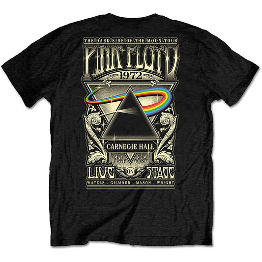 Pink Floyd Unisex T-Shirt: Carnegie Hall (Back Print/Retail Pack) T-Shirt