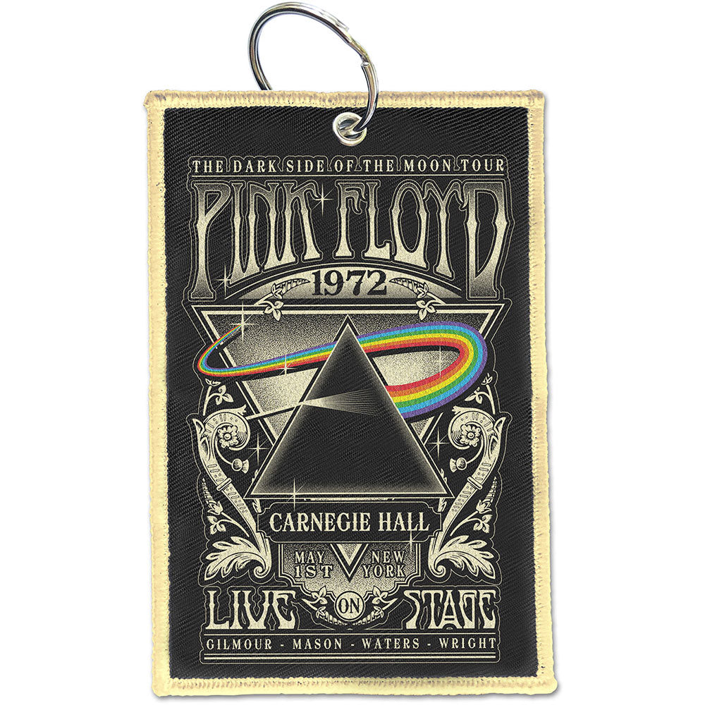 Pink Floyd Keychain: Carnegie Hall (Double Sided Patch) Sleutelhanger