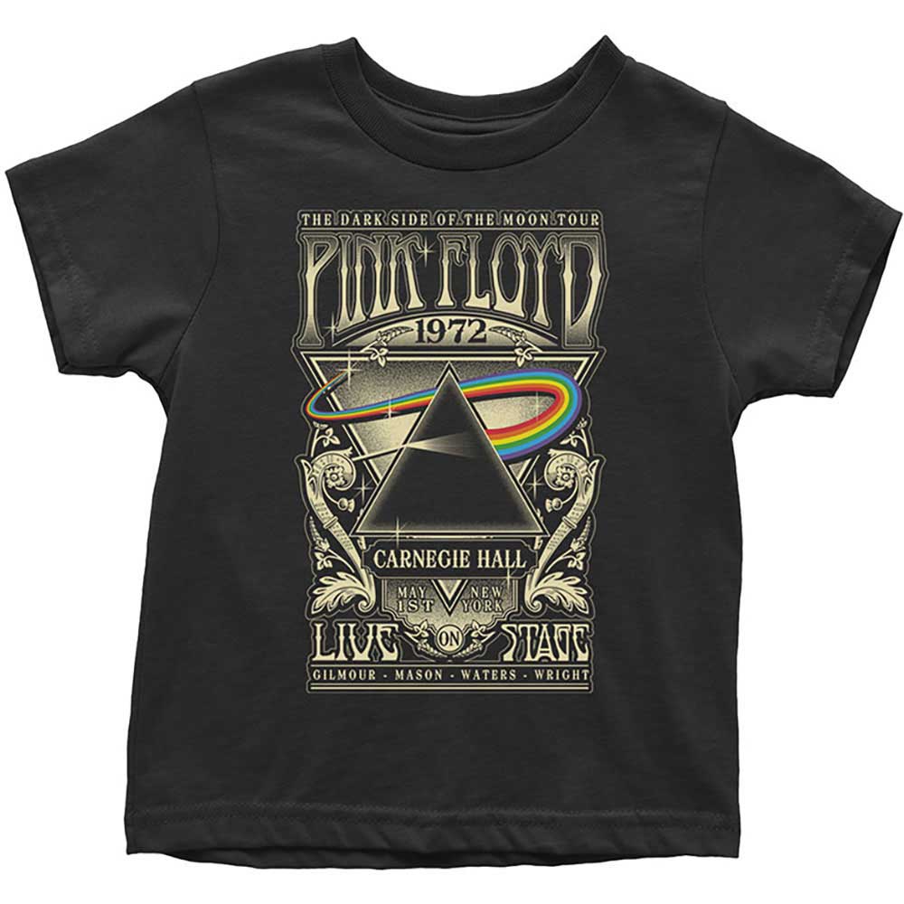 Pink Floyd Kids Toddler T-Shirt: Carnegie Hall Poster Toddler T-Shirt