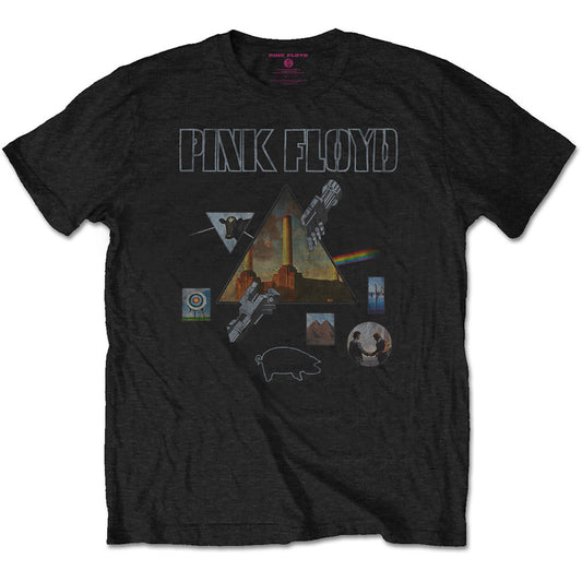 Pink Floyd Unisex T-Shirt: Montage T-Shirt