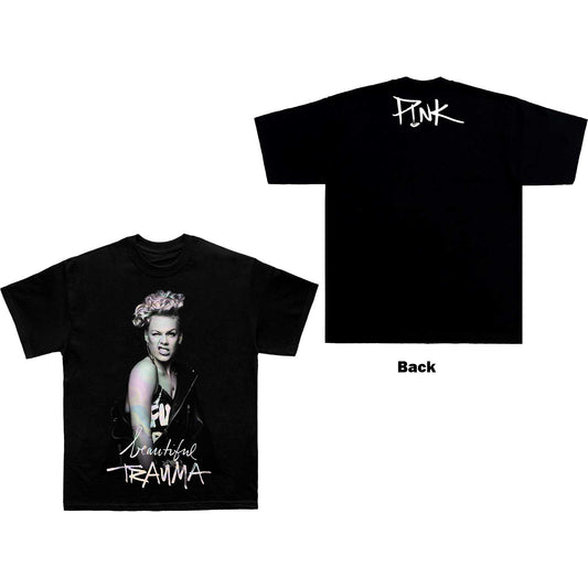 Een foto van een T-Shirt van Pink.