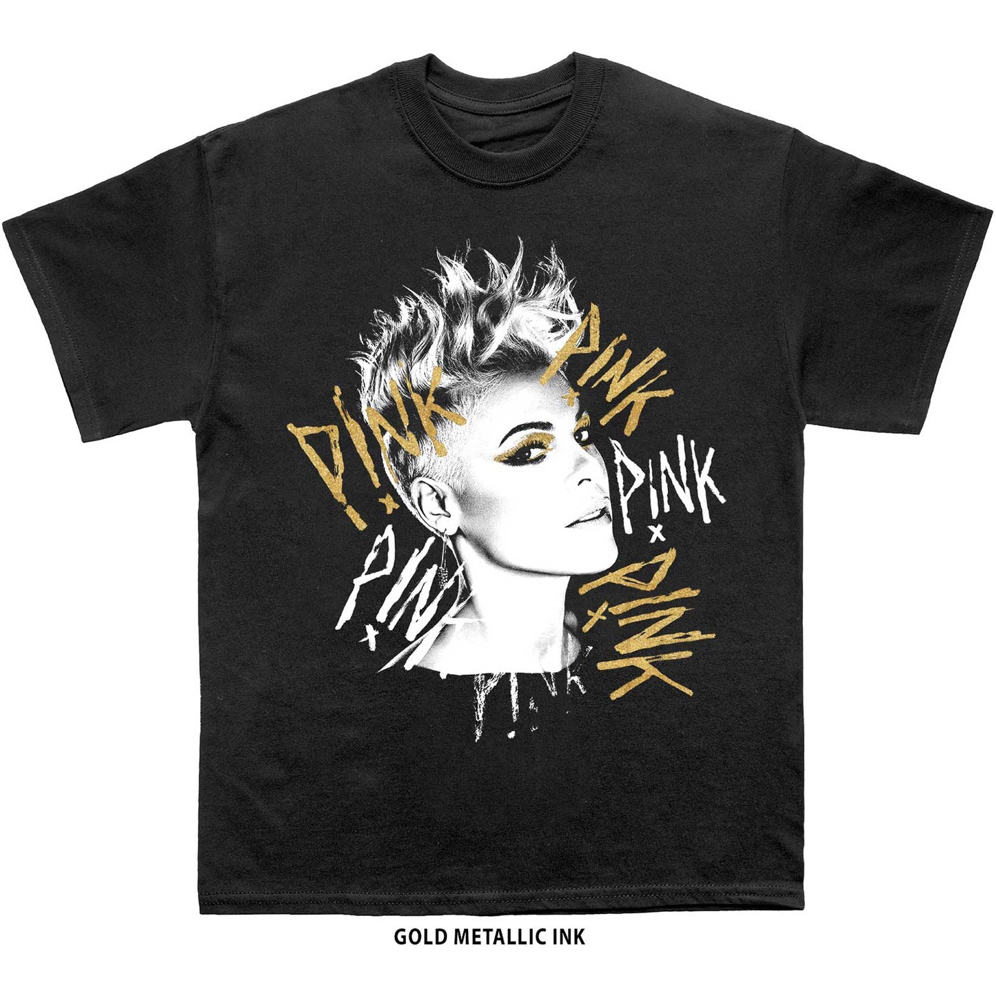 Een foto van een T-Shirt van Pink.