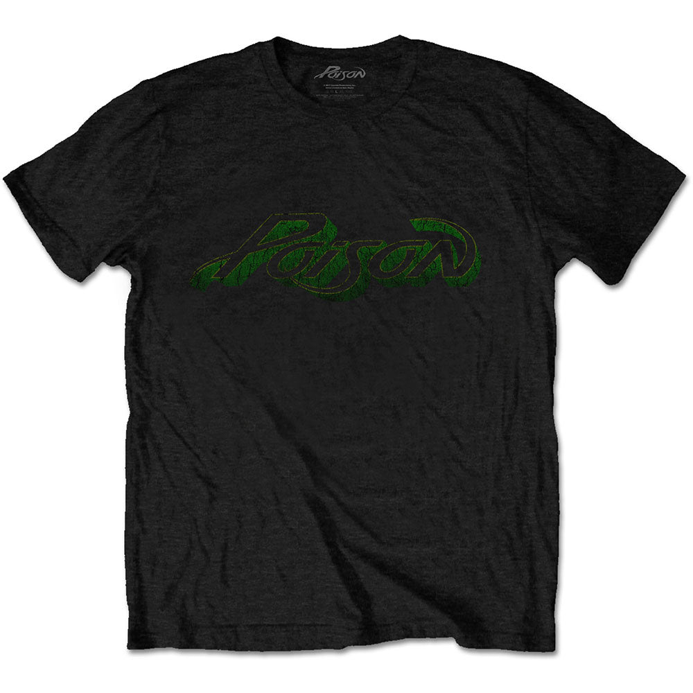 Poison Unisex T-Shirt: Vintage Logo T-Shirt