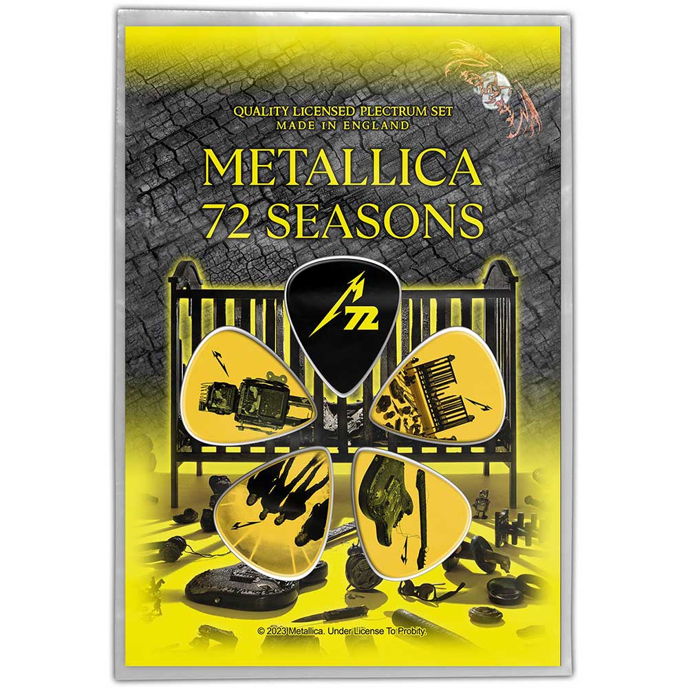Metallica Plectrum Pack: 72 Seasons Set plectrums