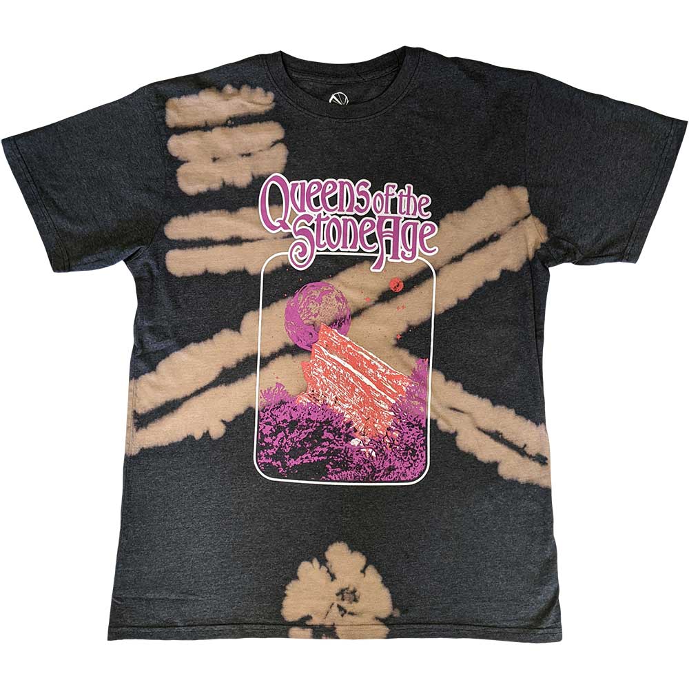 Queens Of The Stone Age Unisex T-Shirt: Planet Frame (Wash Collection) T-Shirt