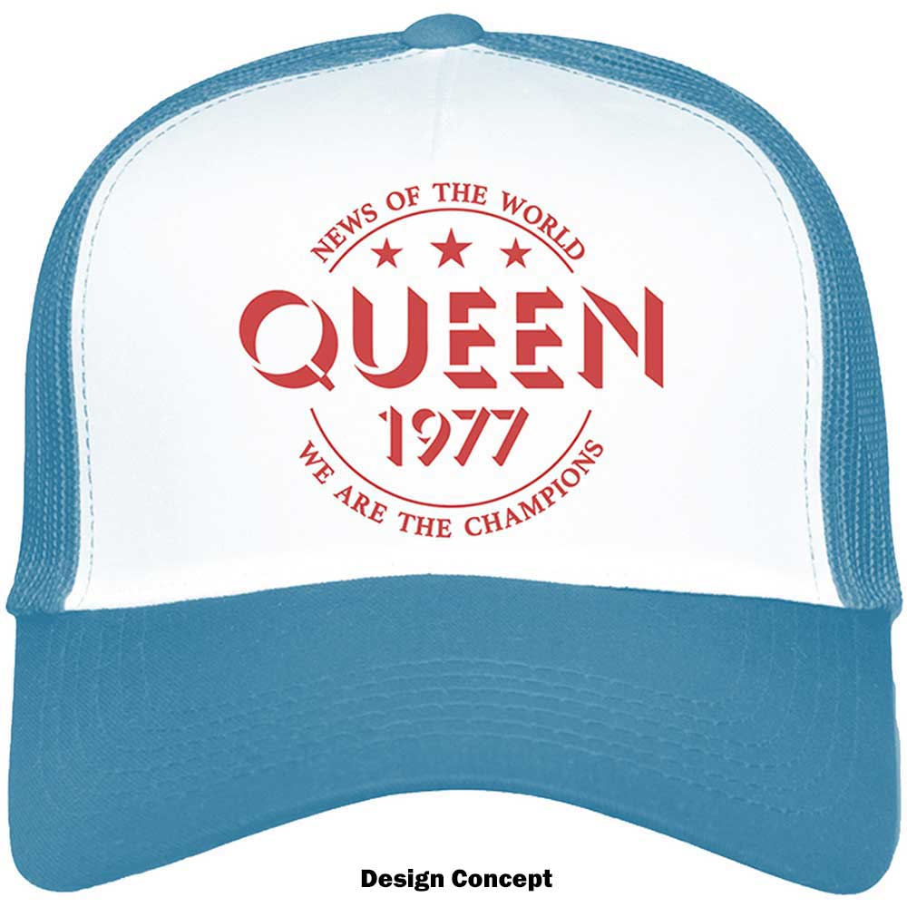 Queen Unisex Mesh Back Cap: Champions 77 Mesh Back Cap
