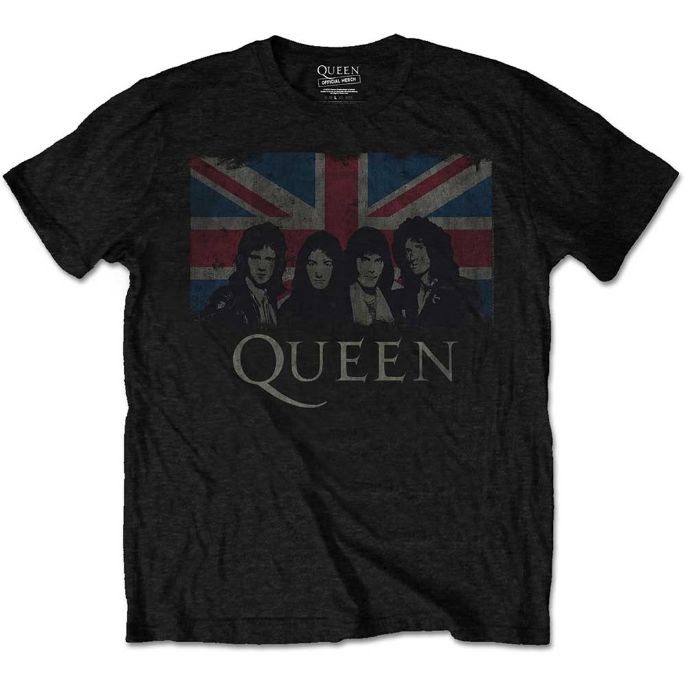Queen Kids T-Shirt: Vintage Union Jack T-Shirt