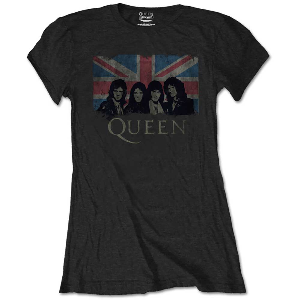 Queen Ladies T-Shirt: Union Jack T-Shirt