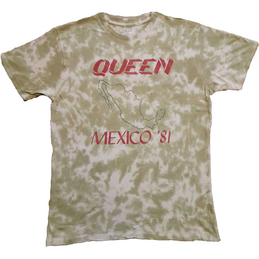 Queen Unisex T-Shirt: Mexico '81 (Wash Collection) T-Shirt
