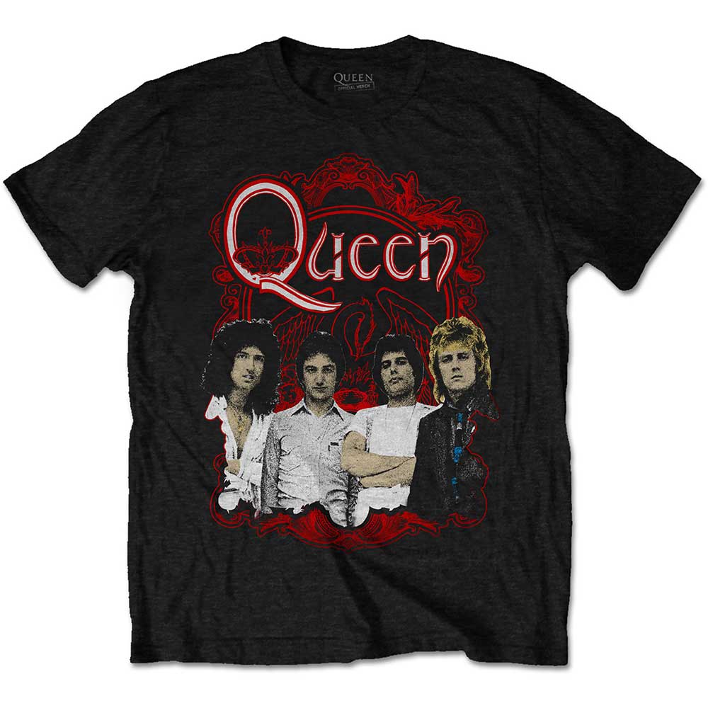 Queen Unisex T-Shirt: Ornate Crest Photo T-Shirt