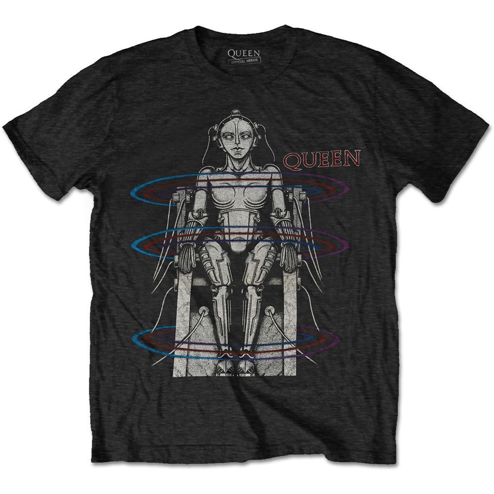 Queen Unisex T-Shirt: European Tour 1984 (Back Print) T-Shirt