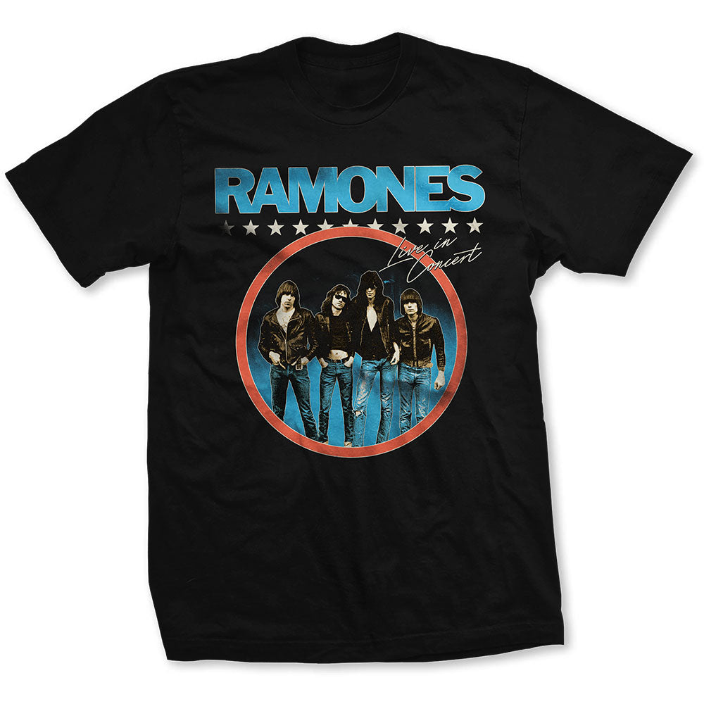 Ramones Unisex T-Shirt: Circle Photo T-Shirt