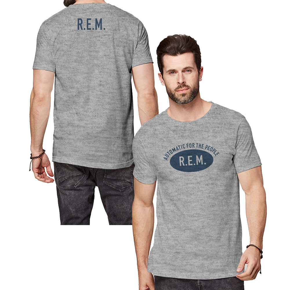 R.E.M. Unisex T-Shirt: Automatic (Back Print) T-Shirt
