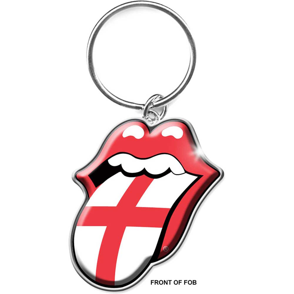 The Rolling Stones Keychain: England (Enamel In-fill) Sleutelhanger